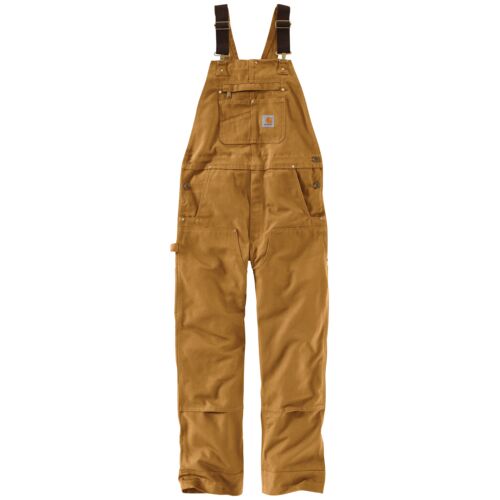 Men's Relaxed Fit Unlined Duck Bib Overall in Carhartt Brown
