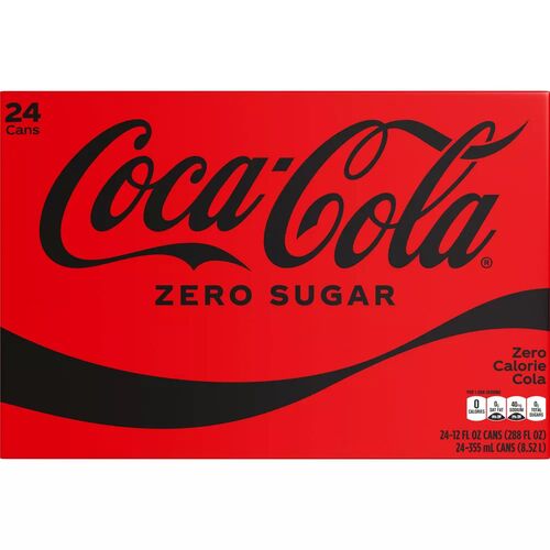 Zero Sugar Sugar-Free Soda - 24-Pack of 12 oz Cans