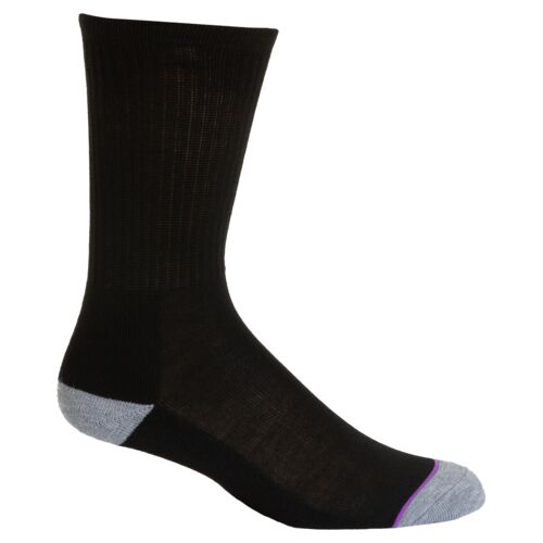 Women's PerformaneCrew Sock 6-Pack in Black
