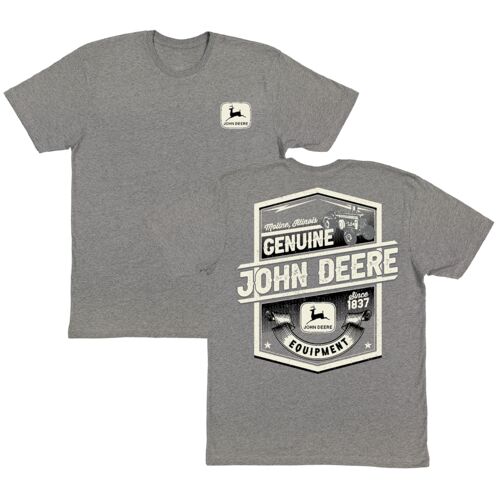 Men's Genuine Equipment Short Sleeve T-Shirt in Grey