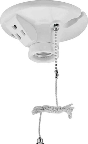660-Watt, 250-Volt Ceiling Receptacle Lamp holder