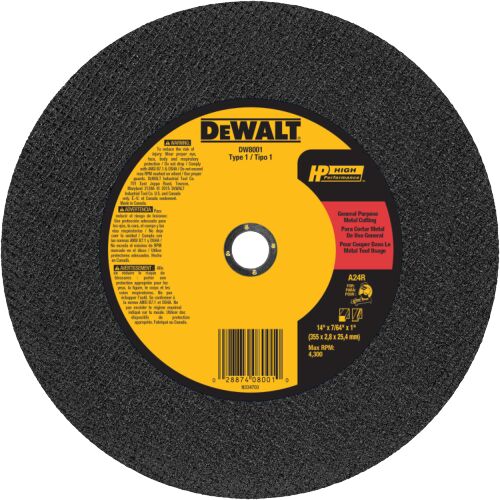 High Performance Metal Chop Saw Wheel