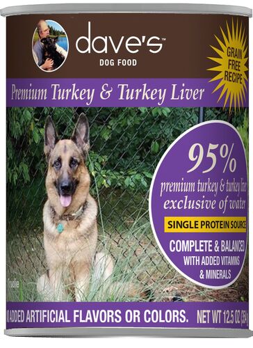 95% Turkey Wet Dog Food - 13oz