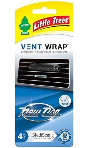 New Car Scent Vent Wrap Car Air Freshener - 4 Pack