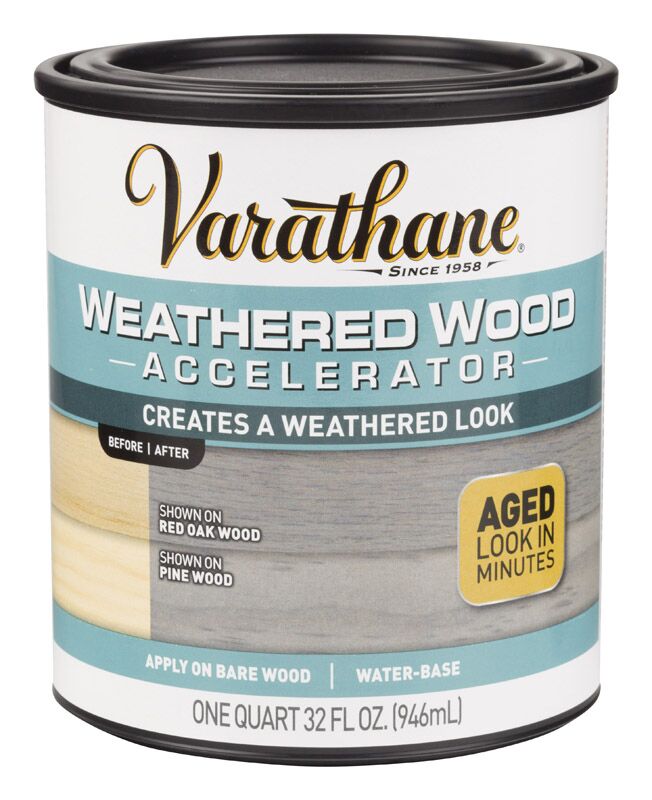 Weathered Wood Accelerator Varathane - 1 Quart