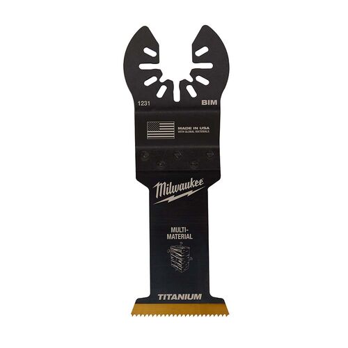 Open-Lok 1-3/8" Titanium Charged Bi-Metal Multi-Material Multi-Tool Blades - 3-Pack