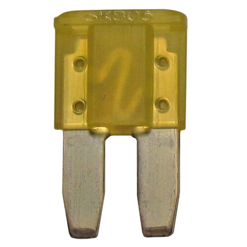 Micro2 20 Amp Fuse - Yellow - 5 pack