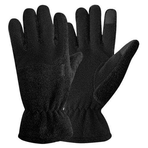 Men's Microfleece Touch Anthracite Gloves