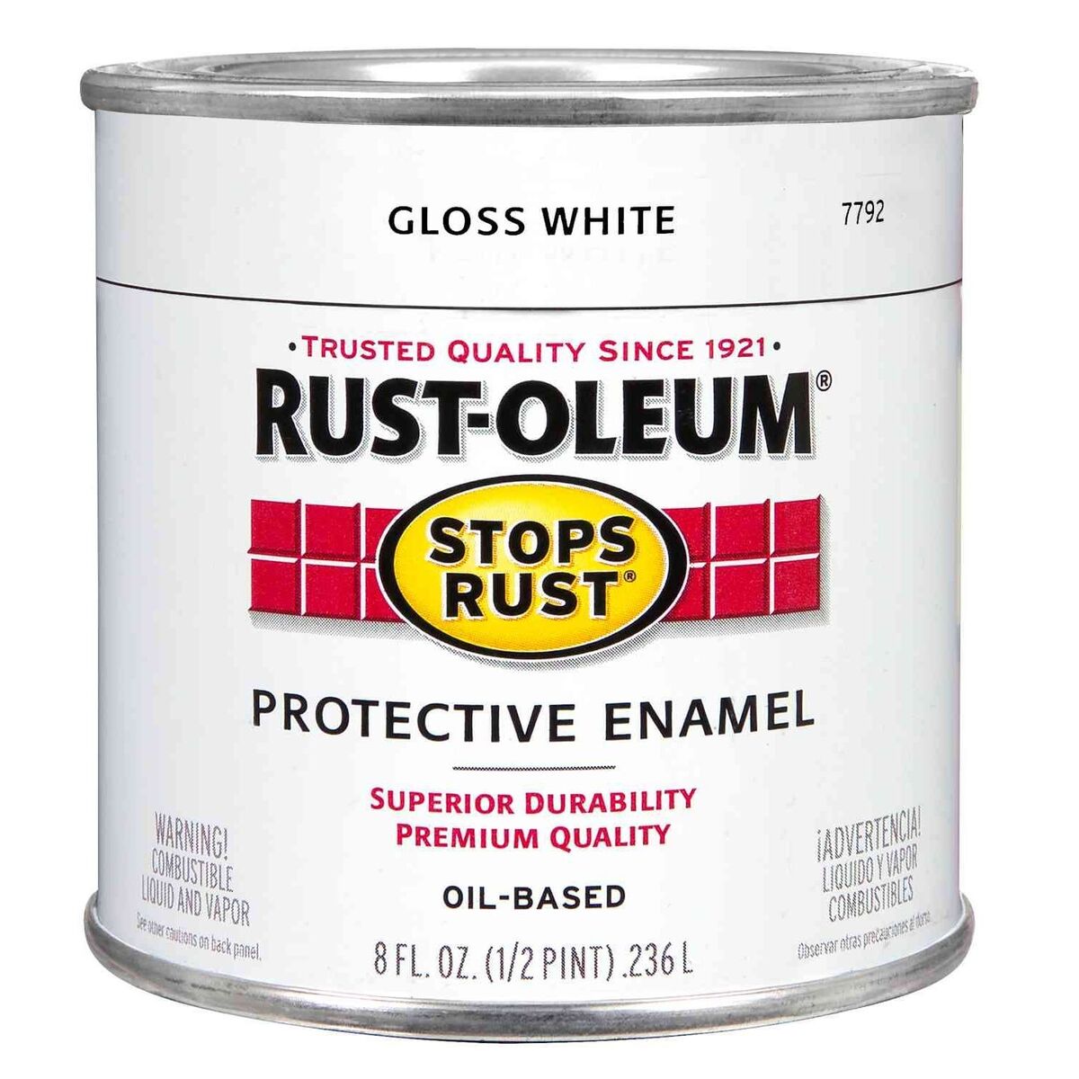Stops Rust Protective Enamel Paint in Gloss Sail Blue - 1 Quart