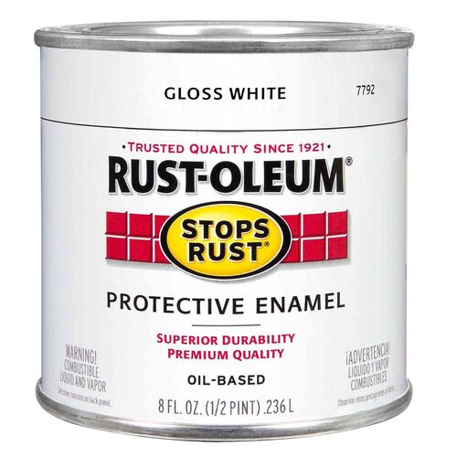 Stops Rust Protective Enamel Paint in Gloss Sail Blue - 1 Quart