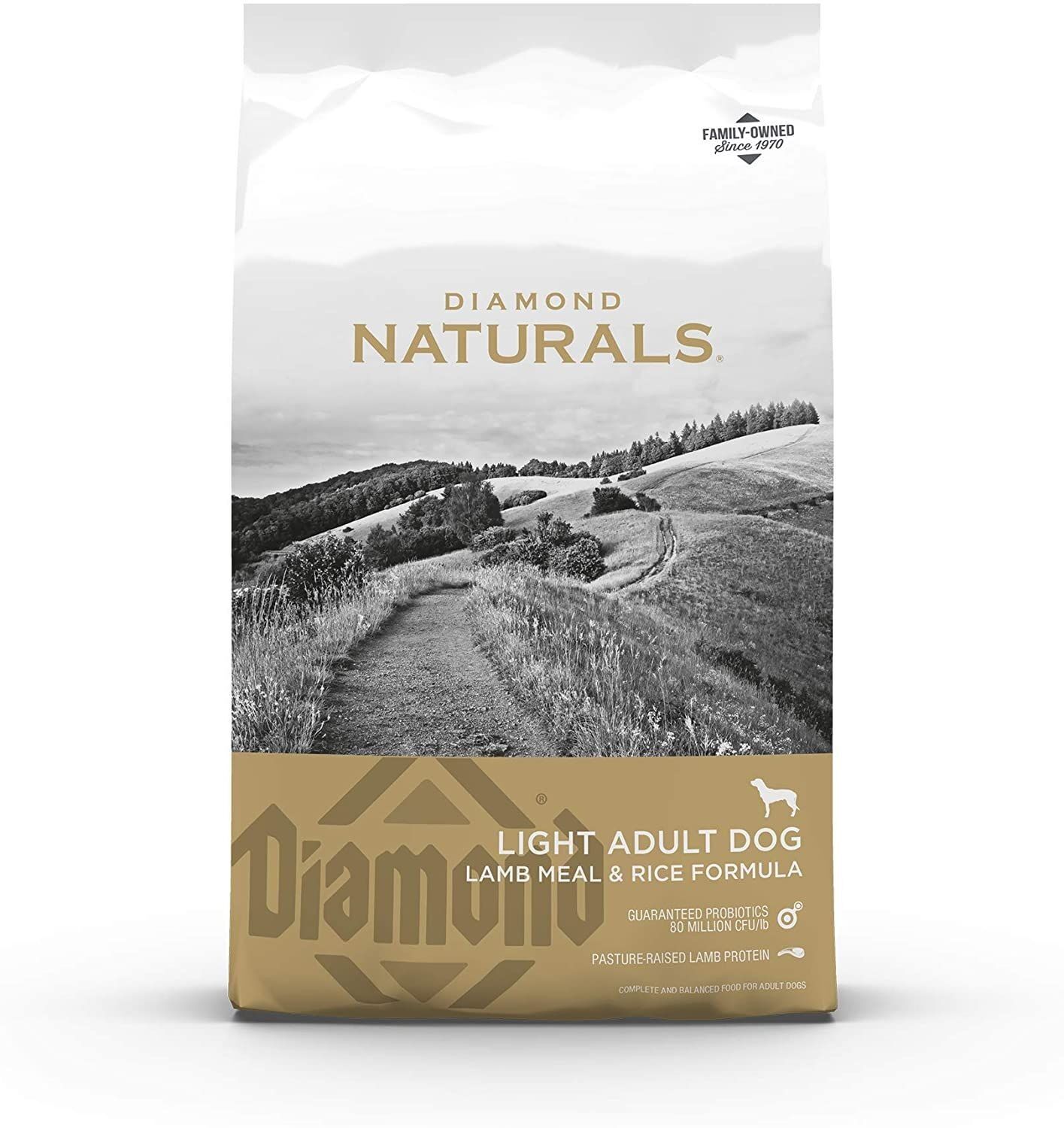 Diamond Naturals Light Adult Dog Lamb Meal Rice Formula Dry Dog Food 30 Lb