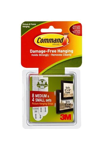 Command Small & Medium Picture Hanging Strips Kit