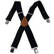 Men's 46" Black Suspenders