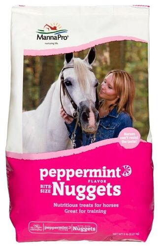 Peppermint Flavor Nuggets Horse Treat - 1 Lb