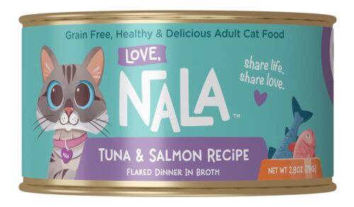 Tuna & Salmon Recipe Flaked Dinner In Broth Adult Cat Food - 2.8 oz