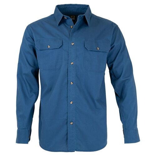 Men's Long Sleeve Weathered Work Shirt
