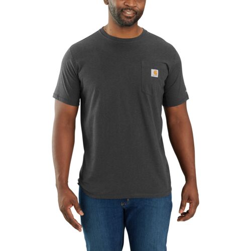Men's Force Relaxed Fit Midweight Short Sleeve Pocket T-Shirt in Neutrals