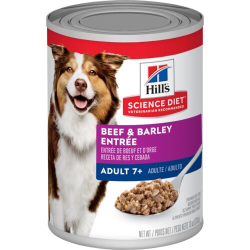 Adult 7+ Beef & Barley Entree Canned Dog Food - 13 oz
