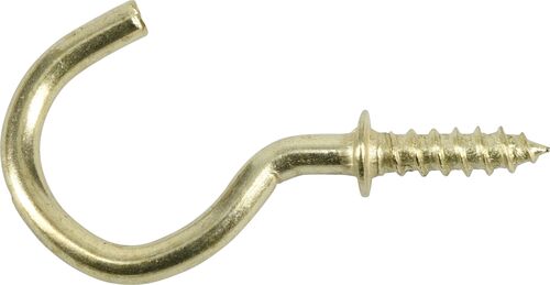 Hardware Essentials Solid Brass Cup Hook