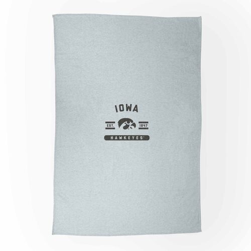 Iowa Sweatshirt Blanket in Oatmeal