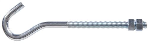 Clothesline Hook Bolt with Hex Nut