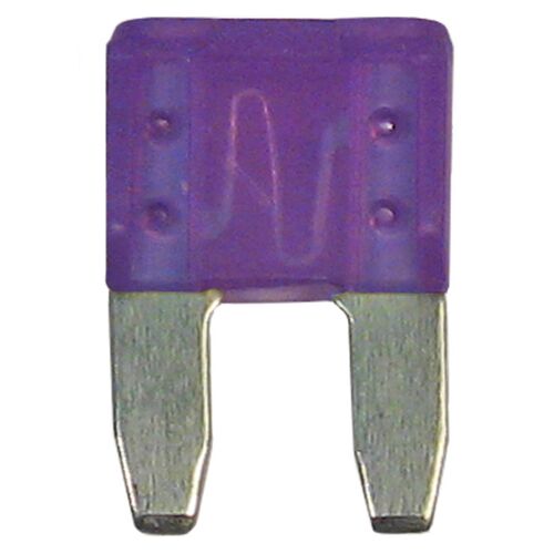 ATM Mini 3 Amp Fuse - Violet - 5 pack