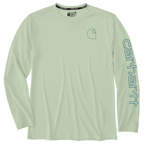 Men's Force Sun Defender Lightweight Logo Graphic Long Sleeve T-Shirt