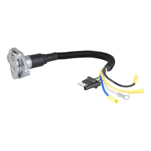 4-Way Flat To 6-Way Round Wiring Adapter