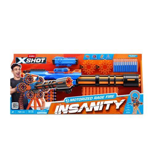 X-Shot Insanity Motorized Rage Fire (72 Darts)
