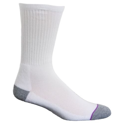 Women's PerformaneCrew Sock 6-Pack in White