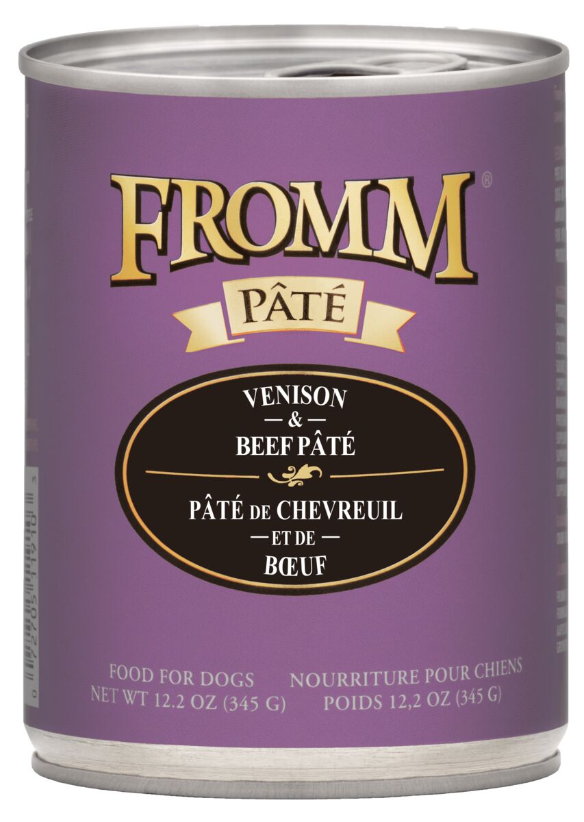 Fromm Venison Beef Pate Dog Food 12.2 oz