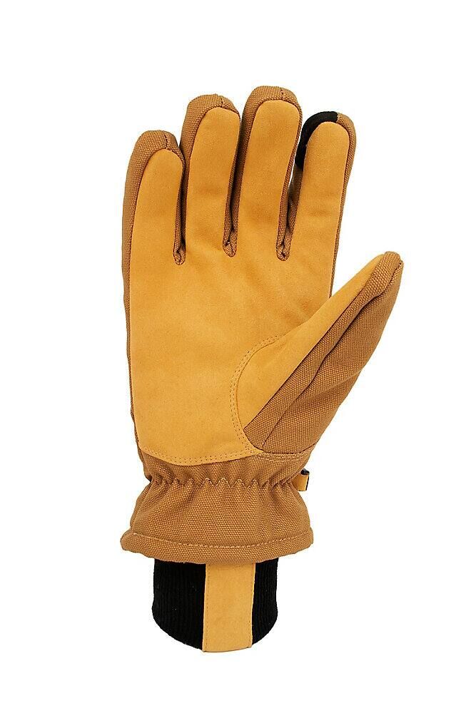 Men's Insulated Duck Synthetic Leather Cuff Gloves