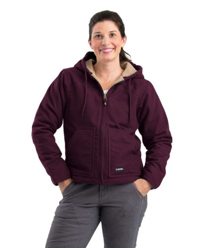 Women's Sherpa-Lined Duck Hooded Jacket