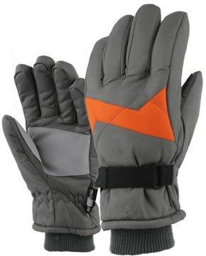 Boys' Bi-Color Taslon Ski Glove