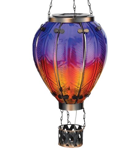 Solar Balloon Lantern in Purple - Large