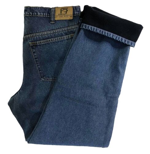 Men's Fleece Lined Relaxed 5 Pocket Jeans