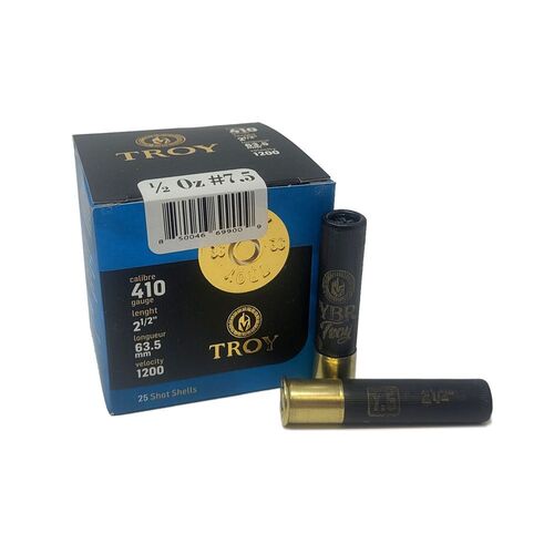 .410 Gauge 2.5" #7.5 Shotshells - 25 Rounds