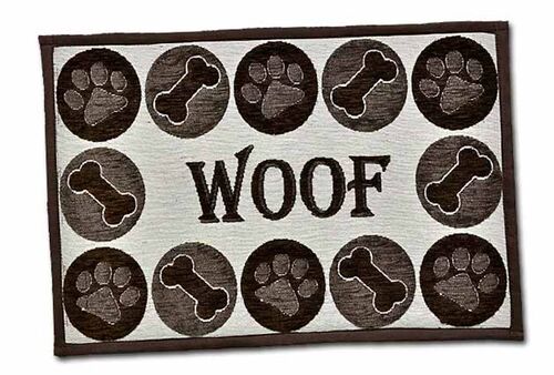 Woof Chenille Fashion Mat 12.75" x 19"