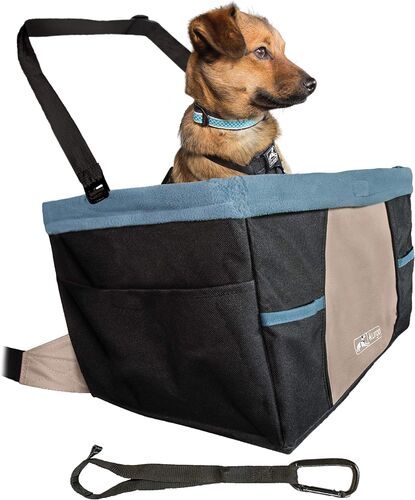 Rover Booster Dog Car Seat with Seat Belt Tether