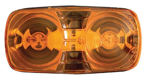 Amber Double Bullseye Marker And Clearance Light