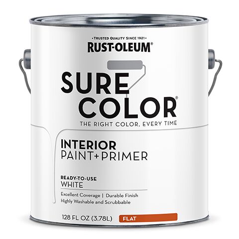 Sure Color Flat Interior Wall Paint - White