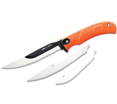 Orange Handle RazorMax Fixed Blade Knife