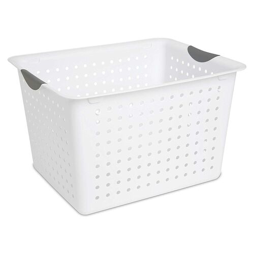 White basket w/Titanium inserts Small Ultra Basket