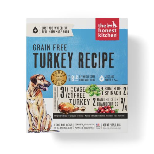 Dehydrated Grain Free Dog Food in Turkey Recipe