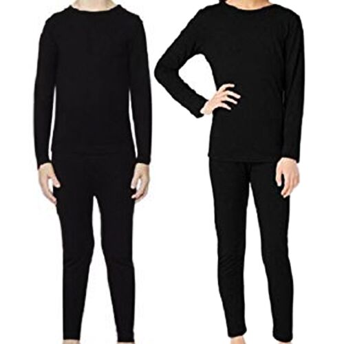 Youth Baselayer Set in Black