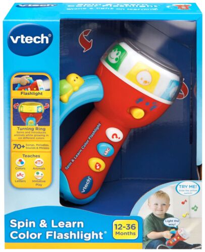 Spin and Learn Color Flashlight Toy