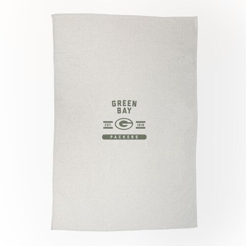 Green Bay Packers Oatmeal Sweatshirt Blanket