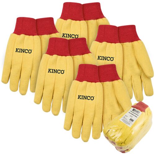 Men's 14 oz Yellow Chore Gloves