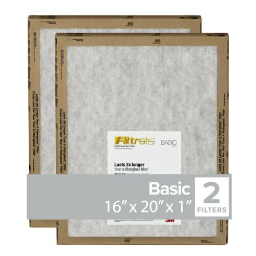 Basic Flat Panel Air Filter 2 Pack