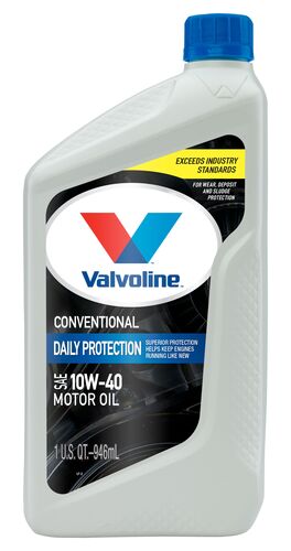 10W-40 Daily Protection Synthetic Blend Motor Oil - 1 Quart
